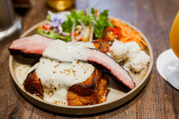 美味しそうなパン料理