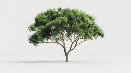 Obraz premium Corymbia ficifolia tree isolated on white background