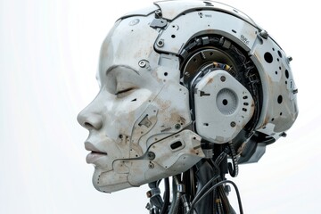 Fototapeta premium Robot clothing machine apparel.