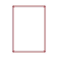 red chinese border frame.eps
