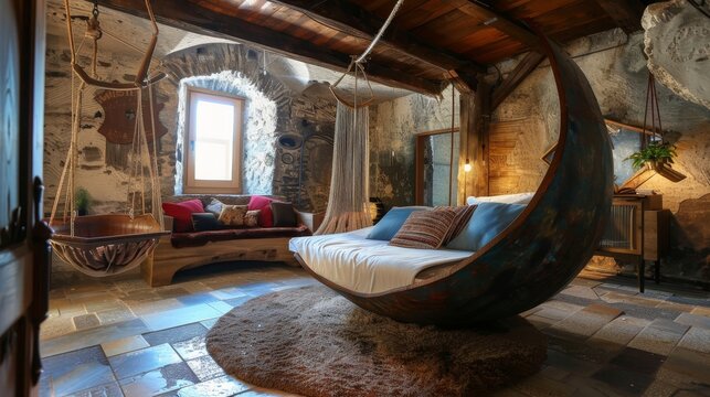 Unique romantic getaway with unconventional decor for an unforgettable couples  experience