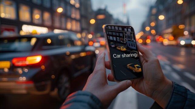Car sharing application offering modern solutions for car rental and urban mobility, enhancing convenience and reducing costs for city dwellers.