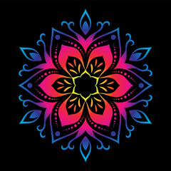 mandala art for template,Flower Mandala. Vintage decorative elements. Oriental pattern, illustration. Islam, Arabic, Indian, mystic, ottoman motifs. Ethnic mandala, traditional design