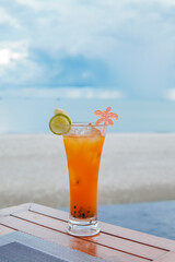 cocktail on the beach