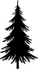 Fototapeta premium Pine Tree Silhouette