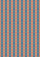 和風花柄模様素材