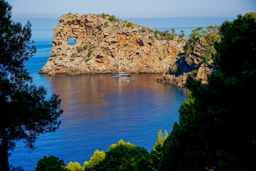 Natural area of the Serra de Tramuntana., Majorca, Balearic Islands, Spain