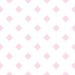 pink, flower, fabric abstract seamless pattern. design for background, wallpaper, carpet, clothing, batik, textile, embroidery, sarong, interior, floor, curtain, printing