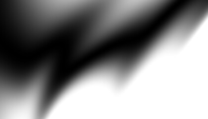 Blurred transparent gradient background. Elegant black wavy line on Transparent png overlay background