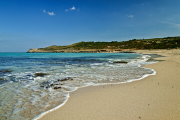 Arenalet d'Aubarca beach. Llevant Peninsula. Arta. Mallorca. Balearic Islands. Spain.