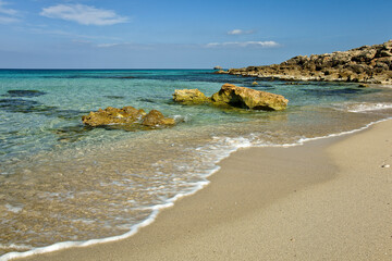 Arenalet d'Aubarca beach. Llevant Peninsula. Arta. Mallorca. Balearic Islands. Spain.