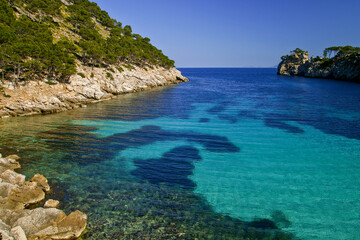 Natural area of the Serra de Tramuntana., Majorca, Balearic Islands, Spain