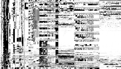 Abstract glitch overlay with a transparent background. Png overlay background