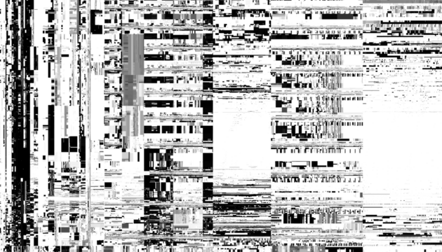 Abstract glitch overlay with a transparent background. Png overlay background