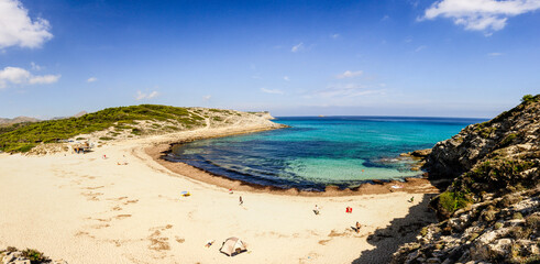 Cala Torta beach. Artà. Mallorca. Balearic Islands. Spain.