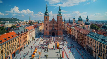 Obraz premium Krakow Live Festival Poland.