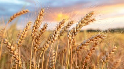 Fototapeta premium The golden wheat field