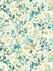 Daisies, yellow flowers, small floral fragments, fresh and fresh, printed