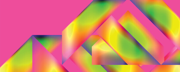 Concept of neon color fluid liquid gradients shapes. Vector Illustration For Wallpaper, Banner, Background, Card, Book Illustration, landing page