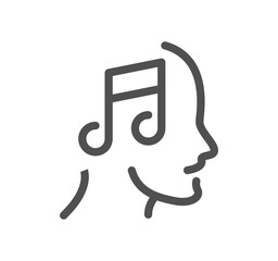 Audio and video related icon outline and linear vector.
