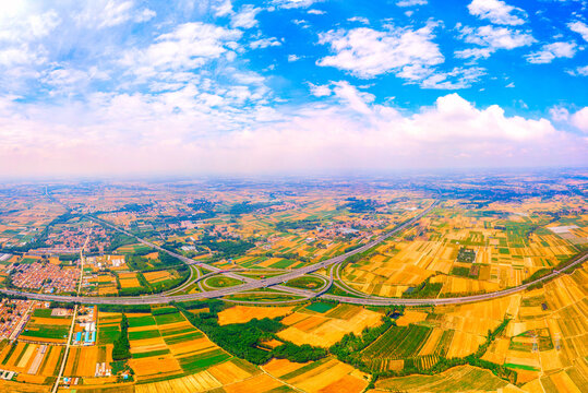 Green farmland