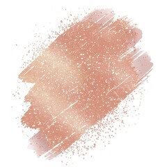 Fototapeta premium Clean rose gold glitter cosmetics astronomy outdoors.