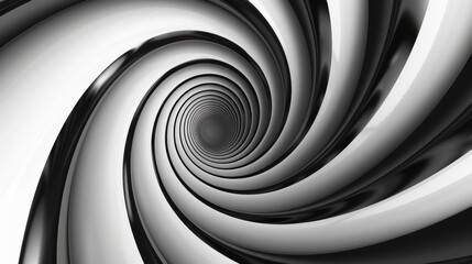 Abstract Spiral Pattern: Depth and Flow with Copy Space