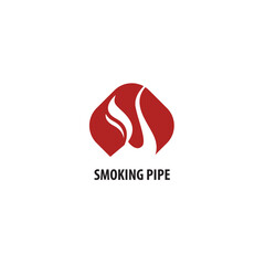 Smoke pipe logo images illustration design