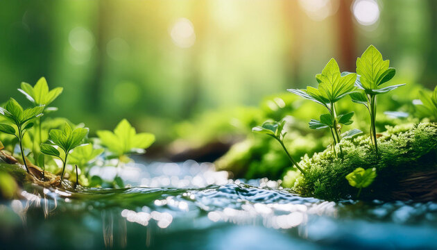 清流,Generative AI AI画像