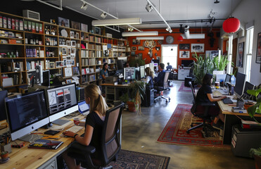 Obraz premium office and the people