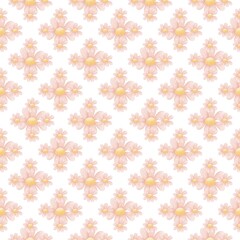 seamless pattern flower element.