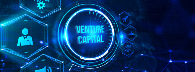 Venture capital. Investor capital. 3d illustration