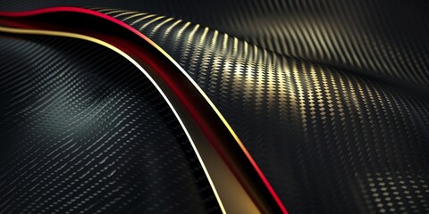 wallpaper carbon black red gold elegant futuristic