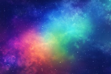 Obraz premium Rainbow backgrounds astronomy universe.