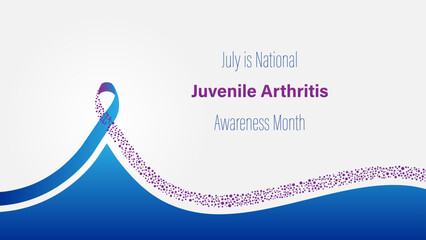 Juvenile Arthritis Awareness Month, vector illustration