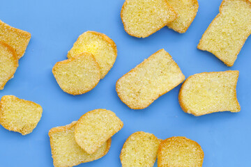 Crispy butter and sugar bread