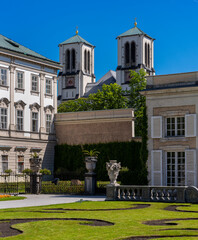 Schloss Mirabell, Architektur, Park und Skulpturen, Salzburg, Österreich
