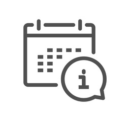 Fototapeta premium Reception related icon outline and linear vector. 