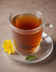 cup of tea with lemon