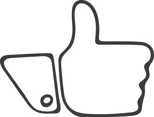 Hand drawn like icon. Vector illustration, doodle style.
