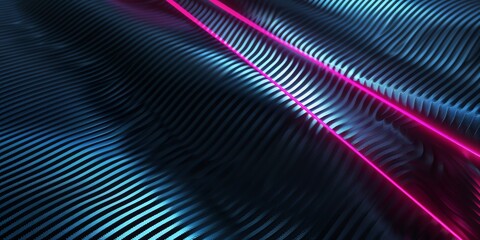 a carbon fiber background with one cyan and one Pink line, 2:1, banner website, ads banner, landing page, industrial carbon  black wallpaper