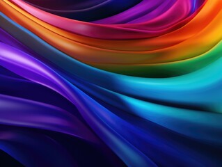 Fototapeta premium A bright and colorful rainbow background perfect for creative projects