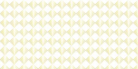 Overlapping Pattern Minimal diamond geometric digital wave backdrop abstract wave square background. white and gold seamless tile stripe overlap creative retro square line backdrop pattern background.