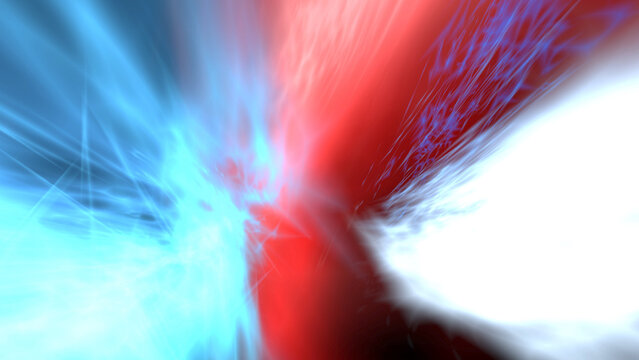 fantasia frattale colorato caotico. forme frattali astratte. Sfondo o carta da parati dell'illustrazione di rendering 3 d