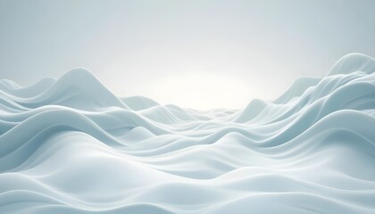 An abstract gradient background with wavy, curvy elements. Technology, digital background.