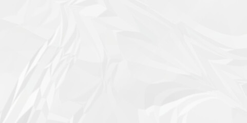 White wrinkly backdrop paper background. panorama grunge wrinkly paper texture background, crumpled pattern texture. paper crumpled texture. white fabric crushed textured crumpled.