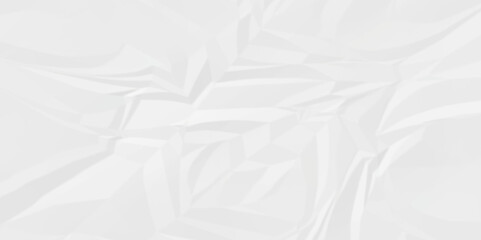 White wrinkly backdrop paper background. panorama grunge wrinkly paper texture background, crumpled pattern texture. paper crumpled texture. white fabric crushed textured crumpled.