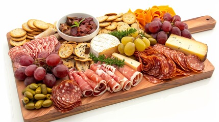 A beautifully presented charcuterie board with ass 15 2 