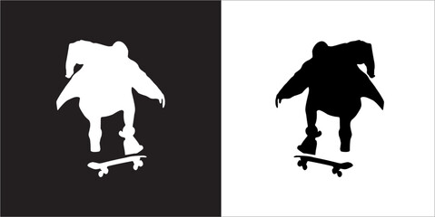 IIlustration Vector graphics of Skate icon