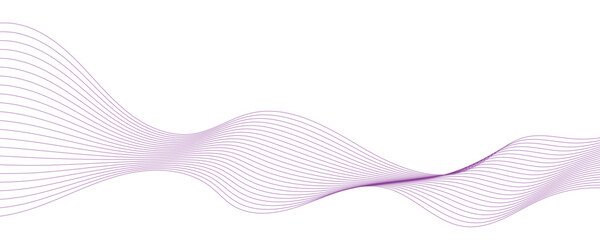 Vector abstract background with dynamic waves, lines and particles.	
